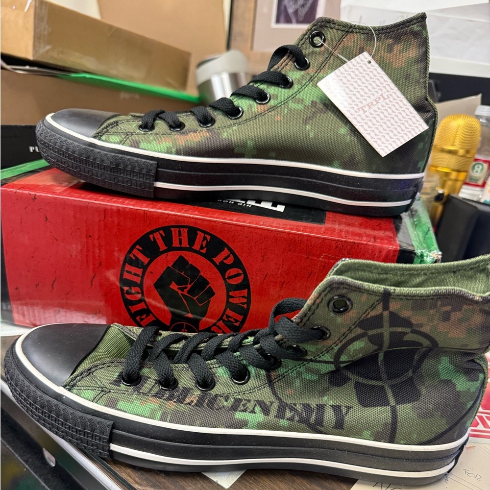 brand new with tags Public Enemy TRPL sneakers Men’s size 7 /women 8.5